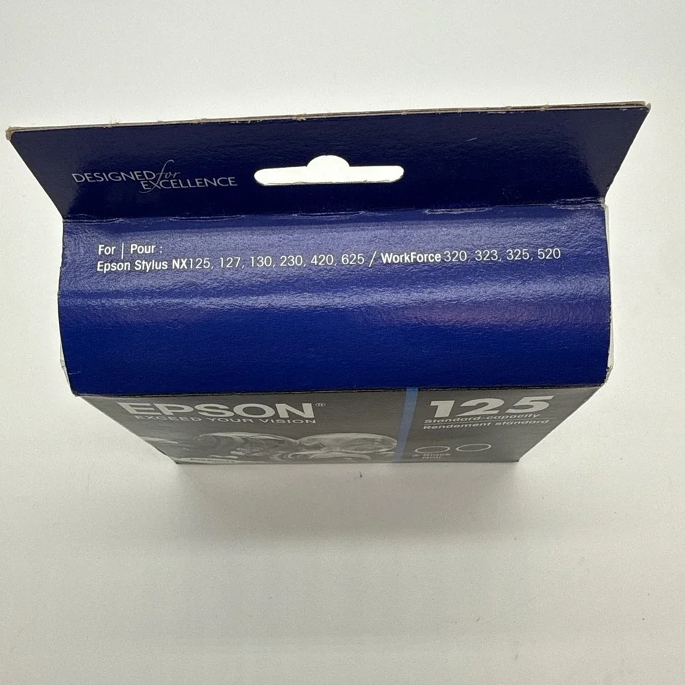 Epson 2 Pack 125 Black Standard Capacity Expired 03-2023 New in Box C13T125126